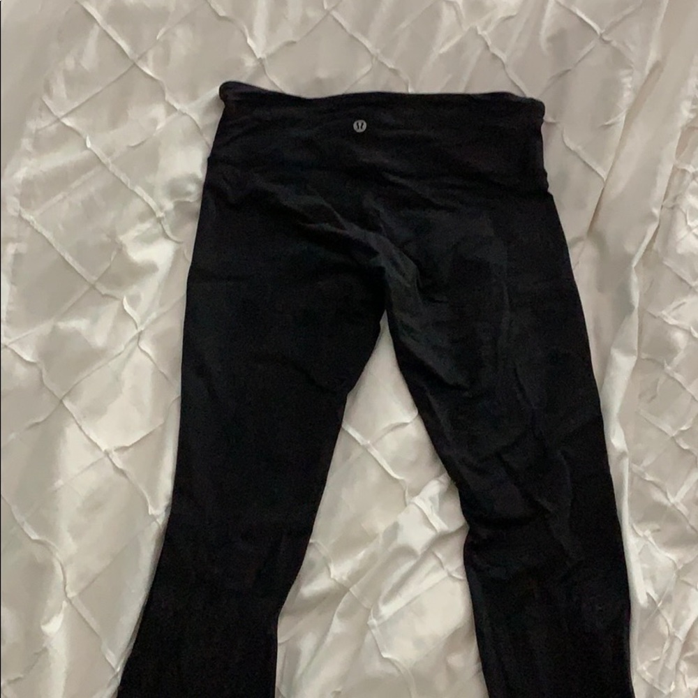 Black long Lulu lemon leggings